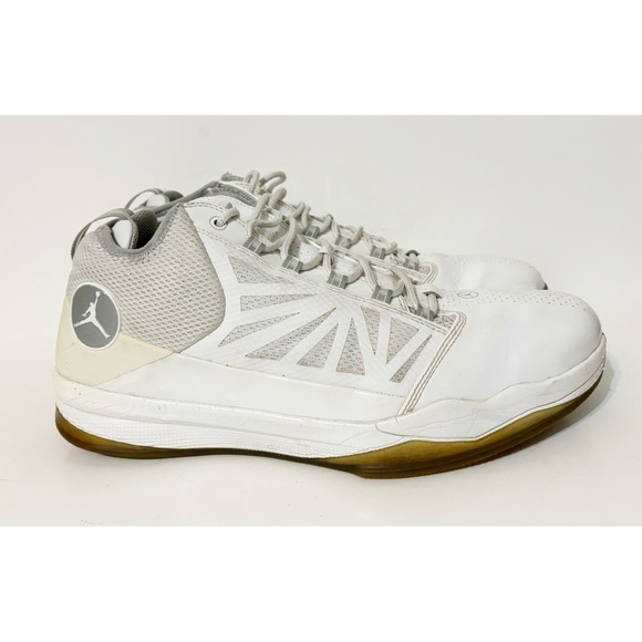 Nike Mens Jordan CP3 IV 428821-104 White Basketball Shoes Size 15 - Picture 2 of 8